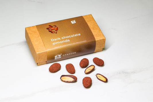 62% Dark Chocolate coated Almonds